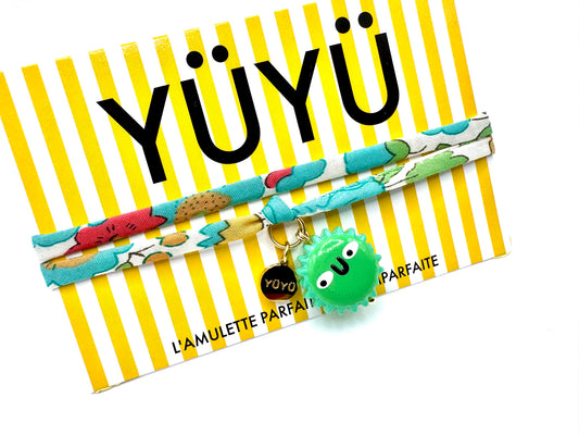 YÜYÜ AMULETTE - PETIT SOLEIL VERT 🌞💚