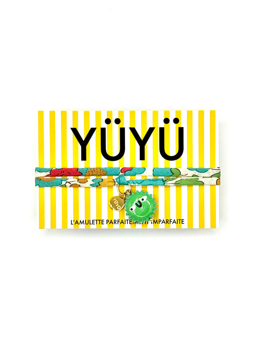 YÜYÜ AMULETTE - PETIT SOLEIL VERT 🌞💚