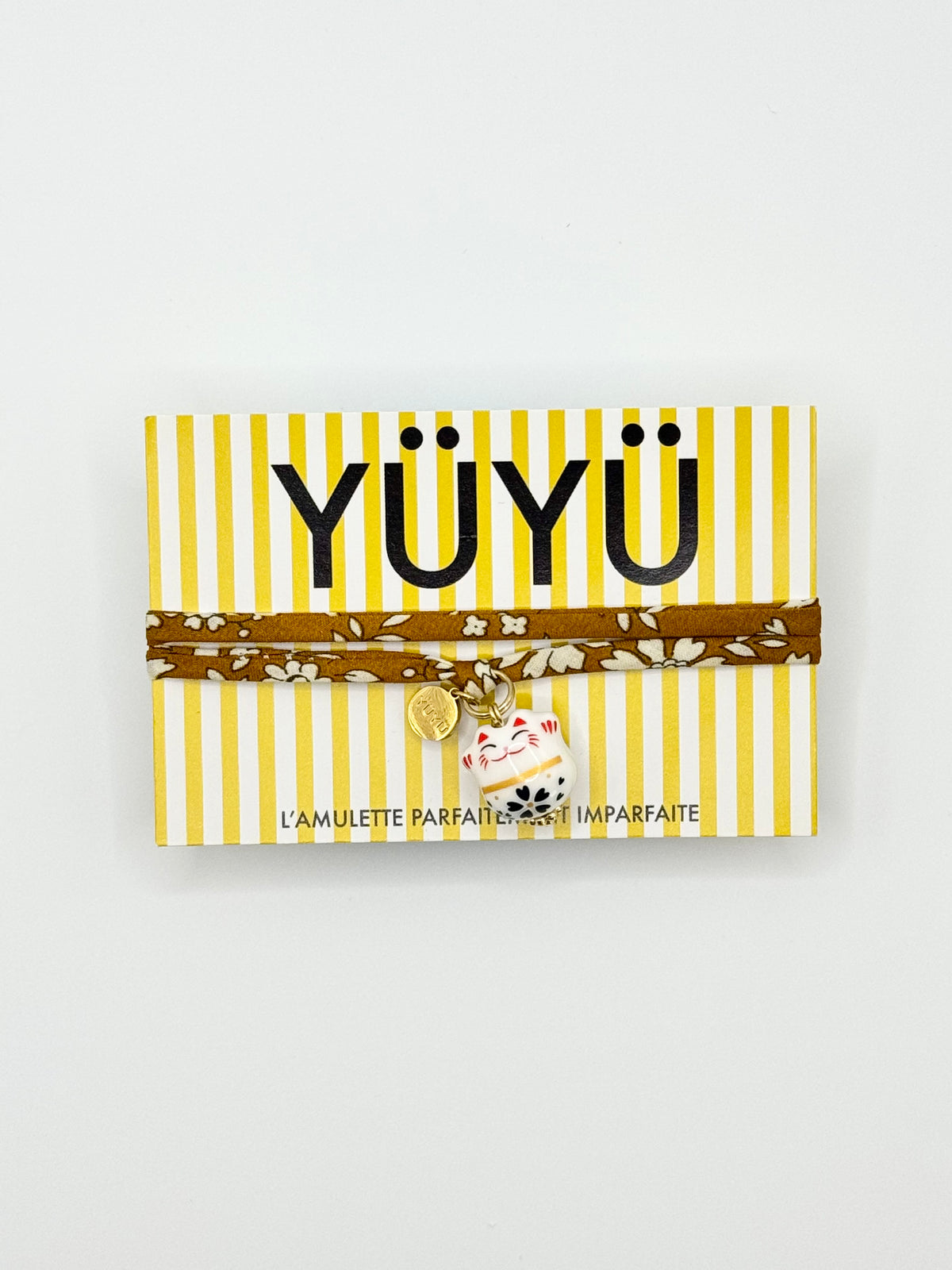 YÜYÜ Amulette - Maneki Neko blanc 😻🤍