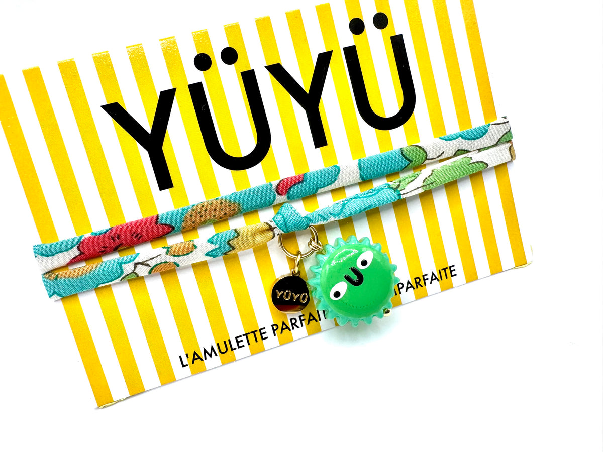 YÜYÜ AMULETTE - PETIT SOLEIL VERT 🌞💚